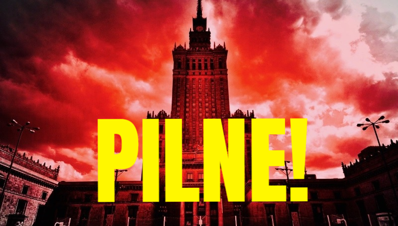Warszawa, Sąd Najwyższy: Trwa akcja policji, tuż po godzinie 9 ewakuowano budynek Sądu Najwyższego i IPN, istnieją domysły że to bomba, policja milczy.