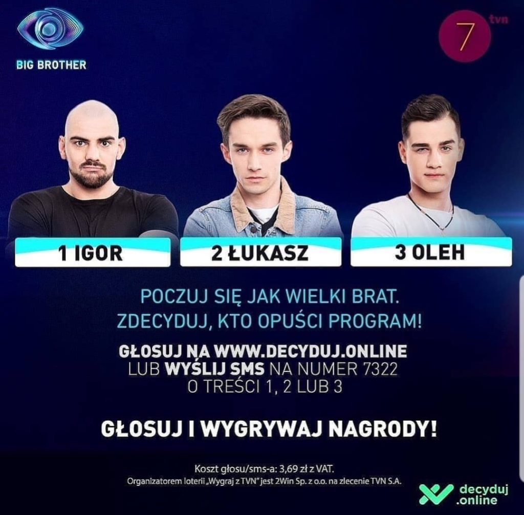 Skandal w reality show Big Brother TVN, Teraz na widelec zostali wzięci Igor, Oleh i Łukasz, a dom Wielkiego Brata zadrżał w posadach