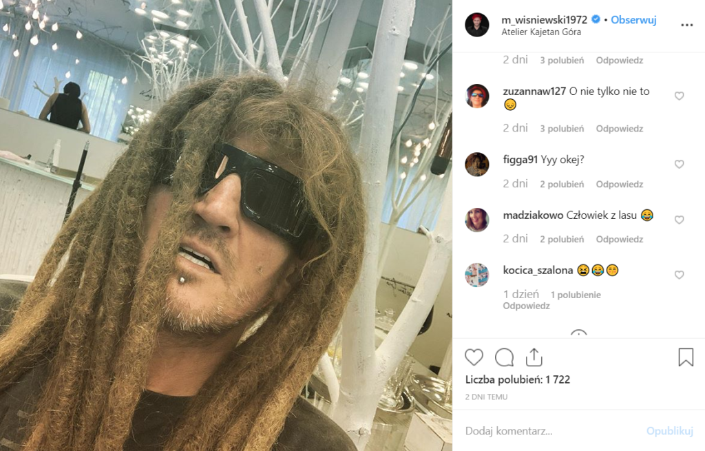 Metamorfoza jaką zaprezentował Michał Wiśniewski (Ich Troje) na portalu Instagram zszokowała fanów. Co na to Dominika Tajner, rozwód trwa.