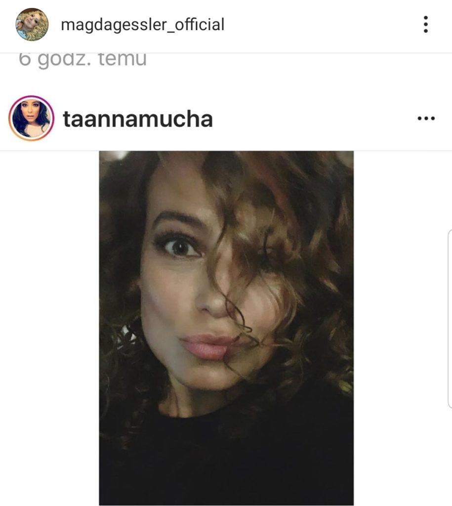 Anna Mucha szokuje na portalu instagram. Magda Gessler (Gwiazda TVN i show Kuchenne Rewolucje) komentuję  zdjęcie aktorki TVP i M jak Miłość. 