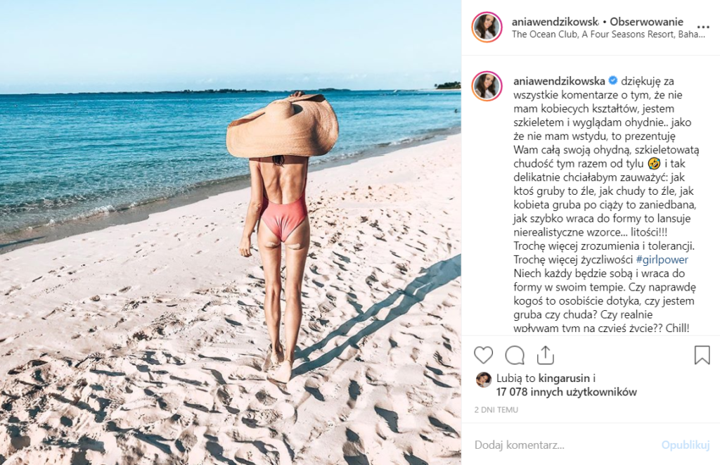 Wendzikowska (Dzień dobry TVN) nie pozwala na to żeby hejt na Instagram była dalej akceptowany. Wendzikowska została zaatakowana, powodem jej waga i figura.