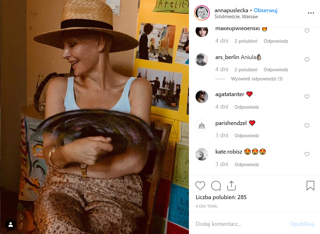 Anna Puślecka (Dzień dobry TVN) otrzymała diagnozę, rak, jej konikiem jest moda. Teraz wyjechała się leczyć za granicą, podzieliła się tym na Instagram.