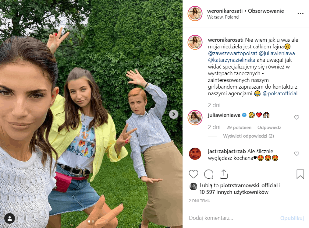 Już można zobaczyć zwiastun "Zawsze warto" (Polsat). W obsadzie Weronika Rosati, Katarzyna Zielińska i Julia Wieniawa. Zwiastun można obejrzeć na Instagram.