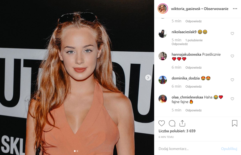 Wiktoria Gąsiewska (Rodzinka.pl, TVP) pokazała na portalu Instagram jak będzie wyglądać jak będzie stara. Wszystko dzięki aplikacji FaceApp.