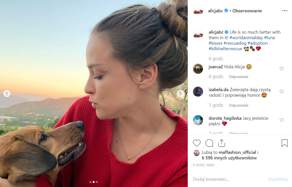 Alicja Bachleda- Curuś (Ondine, Los Angeles) postanowiłą, że adopcja psa to najlepsze rozwiązanie, jej syn jest zachwycony. Pokazała foto na Instagram.