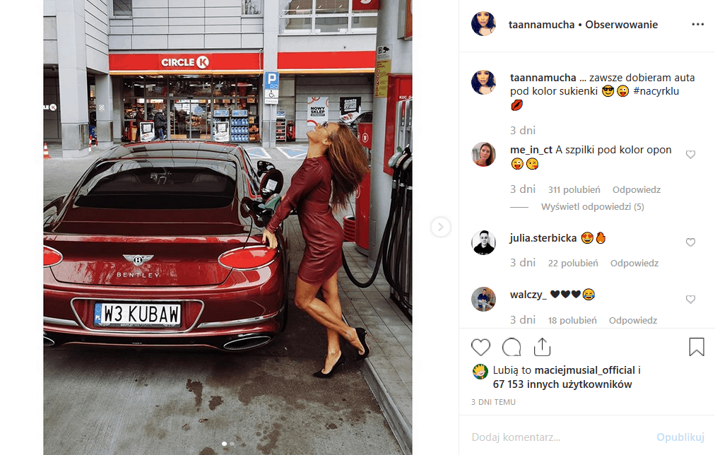 Mucha i Wojewódzki razem? Aktorka "M jak miłość" (TVP2) wrzuciła na Instagram zdjęcie z autem, którego właścicielem jest Król TVN. Co to oznacza?