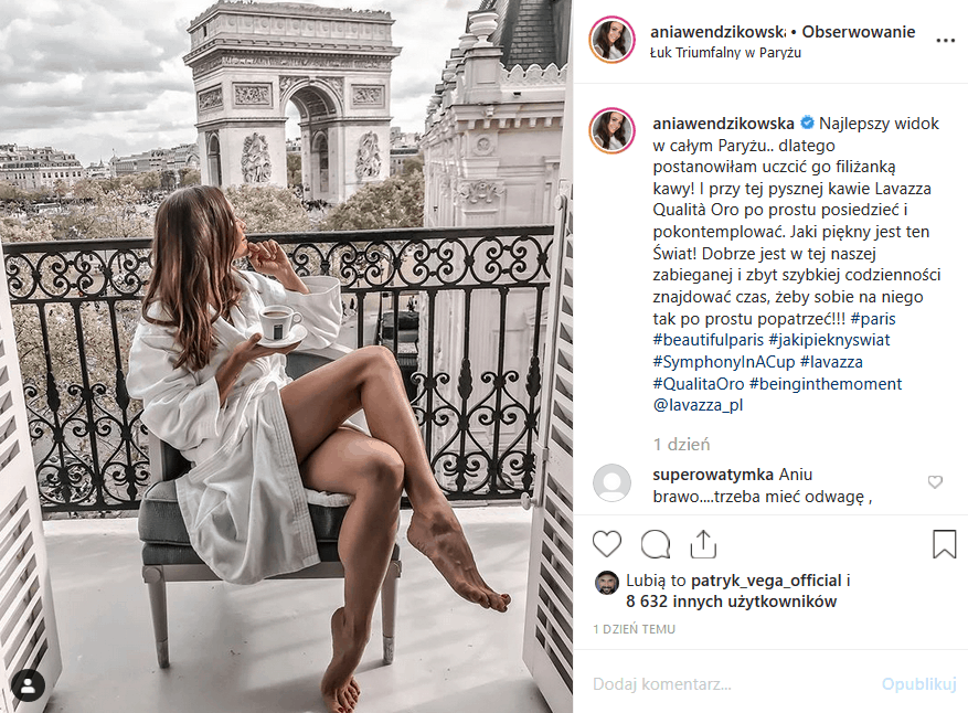 Reporterka "Dzień dobry TVN" uraczyła Instagram zdjęciem, na którym widać Paryż. Jednak to jej stopy były tym, czym Anna Wendzikowska zaskoczyła fanów.