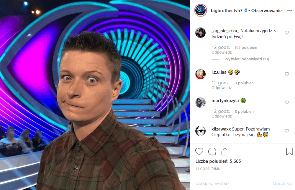 Nowy "Big Brother" dziś, 28 października na TVN7. "Co tym razem zrobi Kamil Lemieszewski?" pytają fani na portalach Facebook i Instagram.