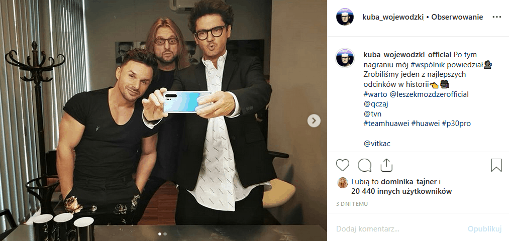 "Kuba Wojewódzki show" 15 października będzie ciekawy. Król TVN zaprosił fanów na program na portalu Instagram. Jak poradzą sobie Leszek Możdżer i Quczaj?