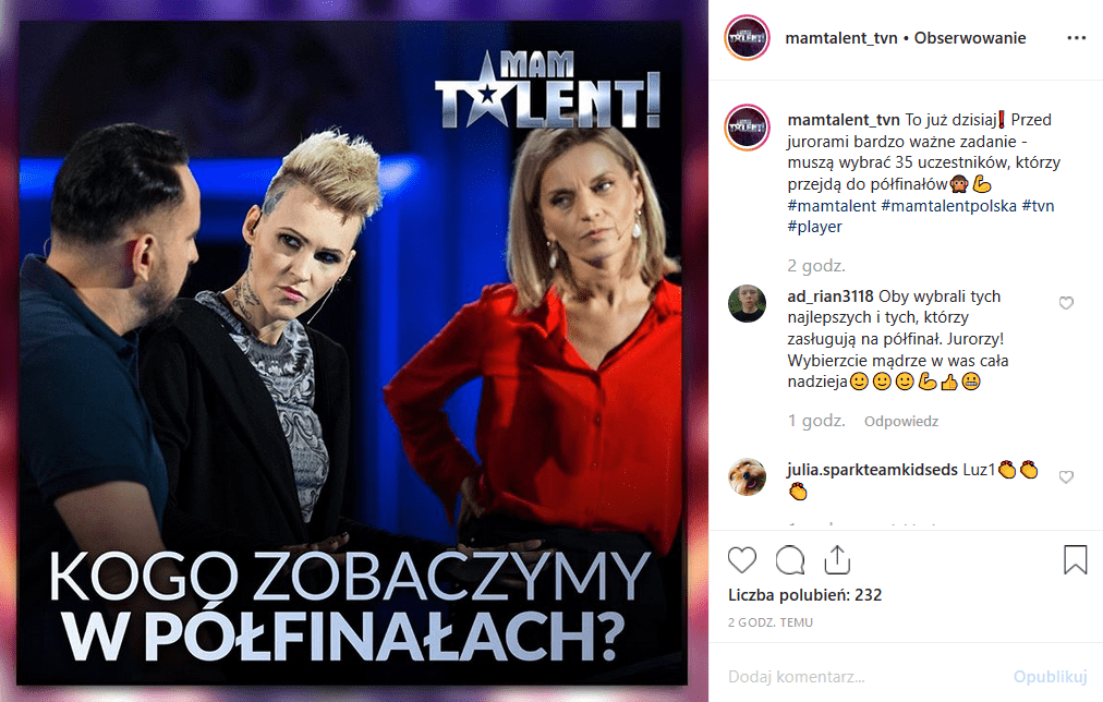 Kogo Agnieszka Chylińska, Małgorzata Foremniak i Agustin Egurrola widzą w półfinałach "Mam talent" (19 października, TVN)? 