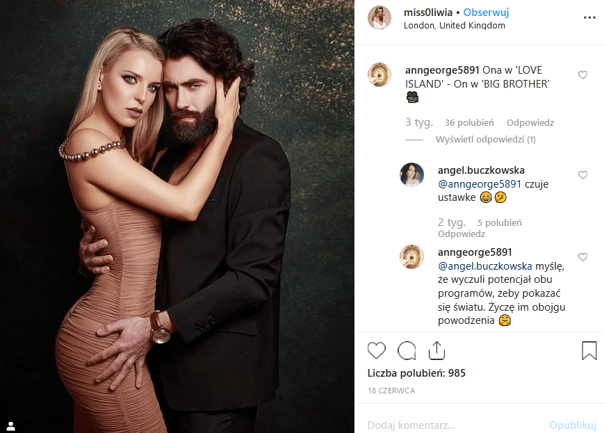 Oliwia Miśkiewicz, gwiazda "Love Island" (nowy odcinek 8 października, Polsat) i Kamil Lemieszewski ("Big Brother") byli parą. Instagram huczy od plotek.