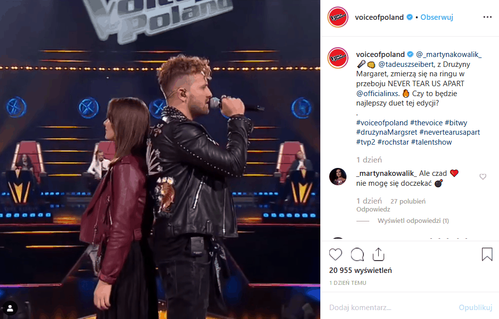 26 października, "The Voice of Poland" (TVP2) przyniesie wiele atrakcji. Co pokaże Margaret, Michał Szpak, Kamil Bednarek oraz Baron i Tomson i ich zespoły?