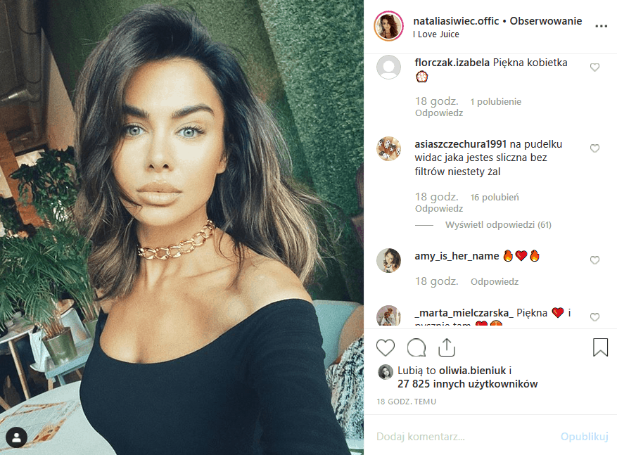 Natalia Siwiec ma na Insta idealny wizerunek. Instagram zarzucił Miss Euro 2012, modelce Playboy i uczestniczce "Taniec z gwiazdami", że jest nienaturalna.