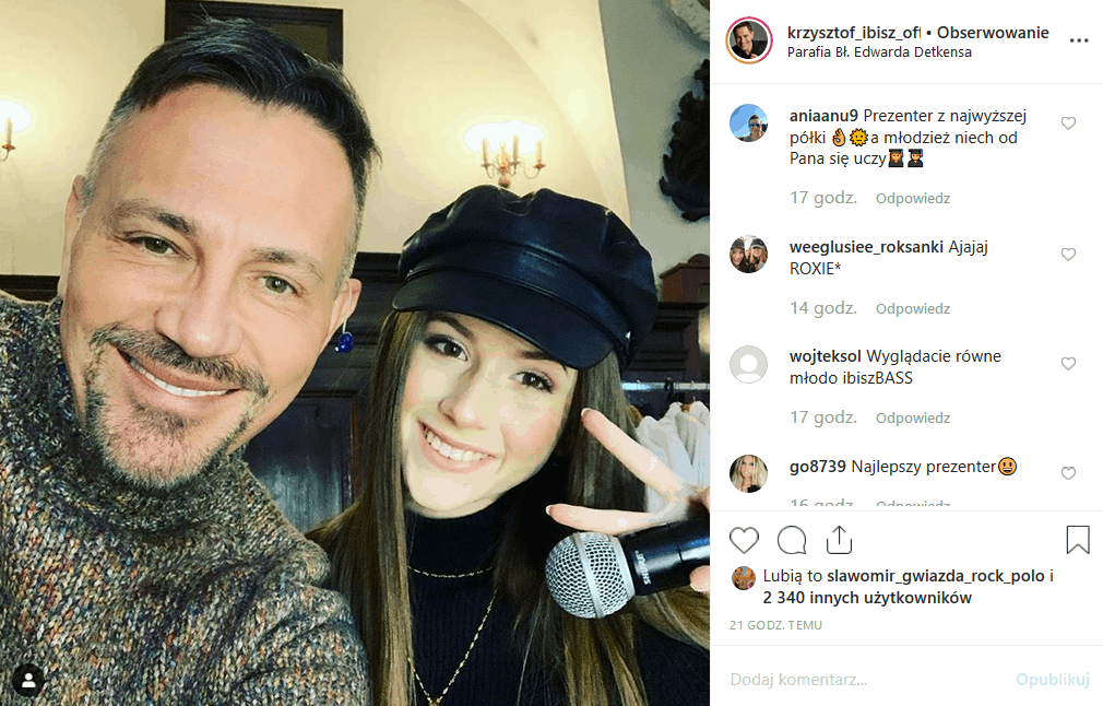 Roksana "Roxie" Węgiel („The Voice Kids”, „Eurowizja Junior”) nagrywała świąteczne piosenki, gdy Krzysztof Ibisz poprosił ją o selfie. Internauci śmieją się