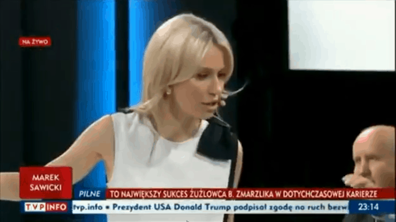 Magda Ogórek rok temu została zaatakowana przed TVP, przez sympatyków opozycji totalnej - teraz Dziennikarka TVP zeznaje w warszawskim sądzie