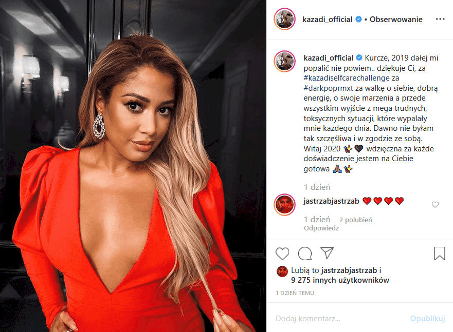 Patricia Kazadi pokazuje piersi na Insta. Gwiazda "Ranczo" i programów "Taniec z gwiazdami" i "X-Factor" wywołała furorę wśród fanów