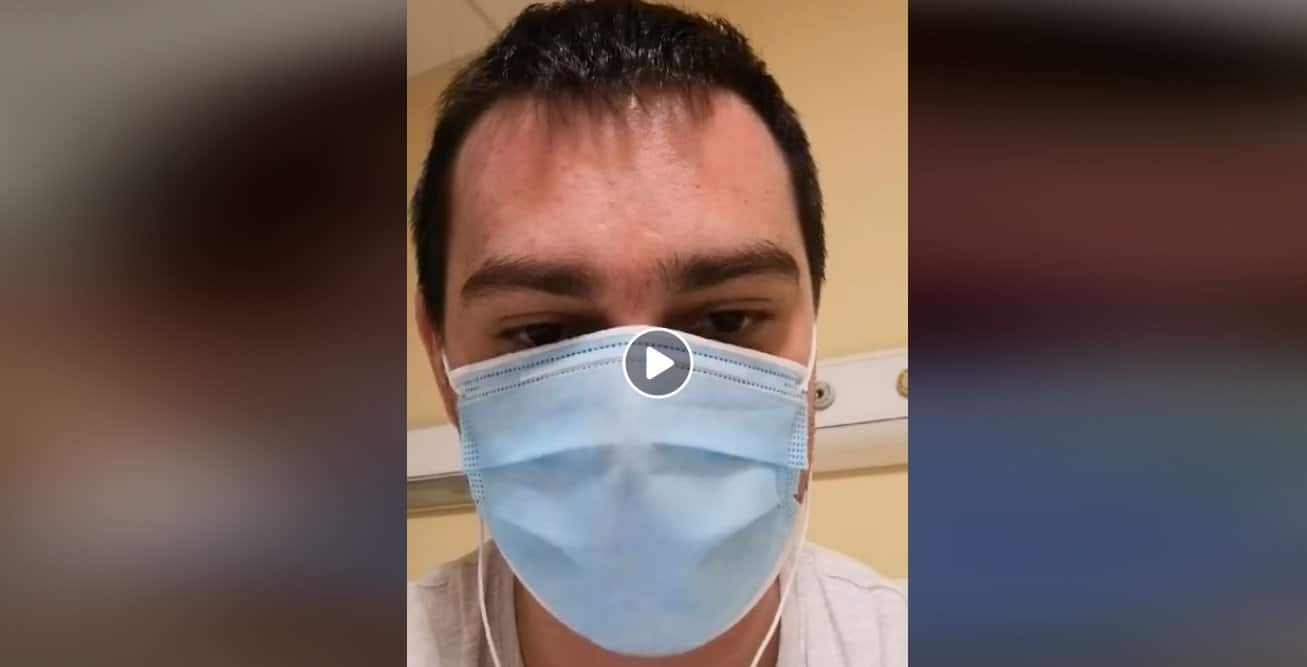 Koronawirus w Polsce: Pewien pacjent zamieścił w mediach społecznościowych nagranie z polskiego szpitala, tak wygląda walka z COVID-19