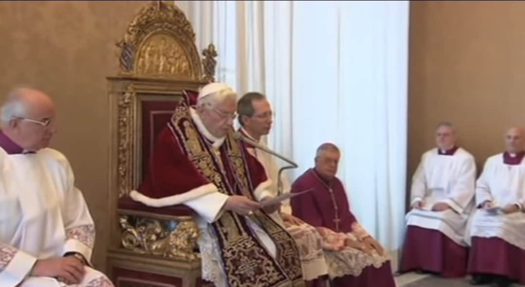 Papież Benedykt XVI stwierdził w najnowszym wywiadzie, że antychryst przybył, a dowodem na to są małżeństwa homoseksualne