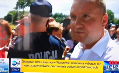 Wybory prezydenckie 2020: Andrzej Duda podczas swojej trasy wyborczej napotkał na dziennikarzy komercyjnej stacji TVN. Reakcja była bezpośrednia.