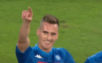 Arek Milik wszedł na boisko w 31 minucie meczu Napoli Udinese, chwilę później padł gol, który dał zwycięstwo, Milik został piłkarzem meczu.