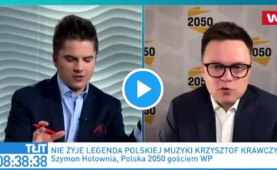 Ukazał się w WP program "Tłit" i wywiad, w którym Szymon Hołownia komentuje szczepienie i słowa PAD, czy to celowa manipulacja?
