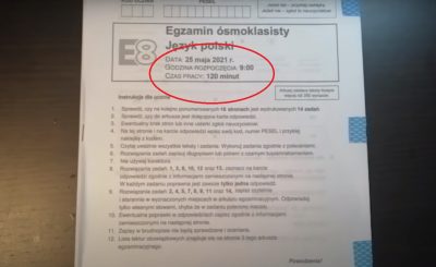"Wyciek egzaminu ósmoklasisty z języka polskiego" to tytuł filmu, który w serwisie wykop zrobił prawdziwą furorę.