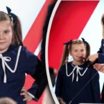 Córka Karola Nawrockiego, która pojawiła się na scenie u boku ojca i z uśmiechem machała do zgromadzonych, stała się celem komentarzy w sieci.