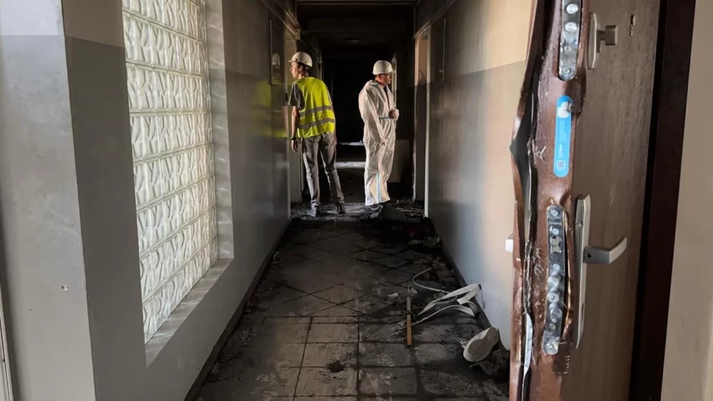 Pożar w Ząbkach. Policja obuplikowala zdjęcia z miejsca tragedii