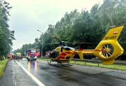Tragiczny finał na krajowej DK86. Dramatyczna akcja służb