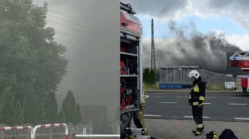 Potężny pożar w polskiej miejscowości, są informacje o rannych. Nagranie z miejsca zdarzenia przeraża