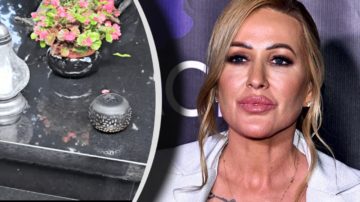 Szokujący widok na grobie syna Peretti: „Żeby ci ręce uschły”