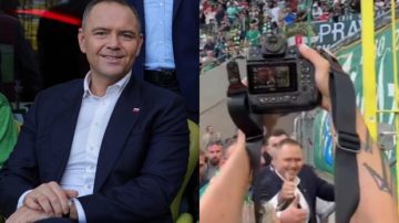 Nie do wiary co zrobił Nawrocki na meczu Lechii. Kibice stanęli jak wryci