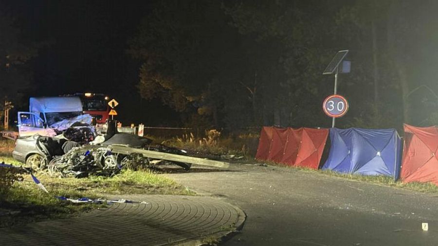 Wypadek Grochowe pijany kierowca