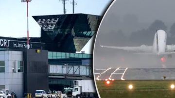 Wypadek samolotu na polskim lotnisku – porażające sceny. Samolot wypadł z pasa, trwa ewakuacja, pełno służb