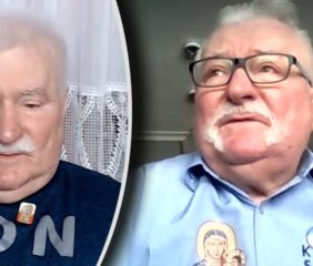 Lech Wałęsa pojawił się na wielkanocnej mszy. Najwięcej mówi się o geście proboszcza