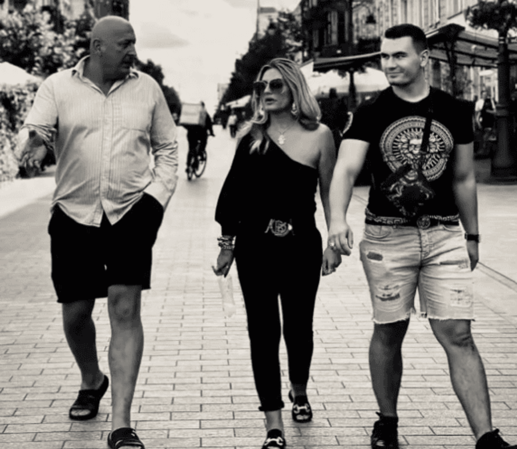 Wiesław Wójcik, Dagmara Kaźmierska i jej syn, fot. Instagram