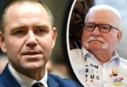 Nawrocki ostro zaatakował Lecha Wałęsę. Nagle wypalił do niego