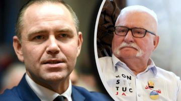 Nawrocki ostro zaatakował Lecha Wałęsę. Nagle wypalił do niego