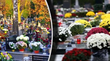 Gruby mandat za taki stroik. Lepiej uważaj co kładziesz na grobie