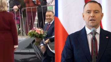 Wizyta pary prezydenckiej w Pradze. Karol i Marta Nawroccy przywitani z najwyższymi honorami