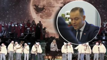 Wielki skandal na świątecznym koncercie Polsatu. Największa gwiazda nagle wypaliła o Nawrockim