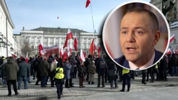 Wściekły tłum wyszedł na ulice Warszawy. Krzyczą w stronę Nawrockiego. Chcą jednego