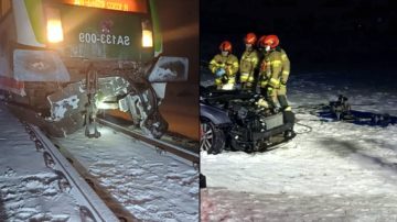 Wjechali wprost pod rozpędzony pociąg. Nie mieli żadnych szans. Maszynista nic nie mógł zrobić