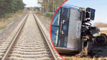 Paraliż na torach pod Opolem. Lokomotywa wykolejona, linia zablokowana na kilka godzin