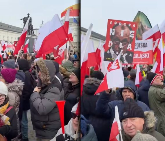 Setki osób pod Pałacem Prezydenckim po wecie SAFE. „Chcemy być SAFE”