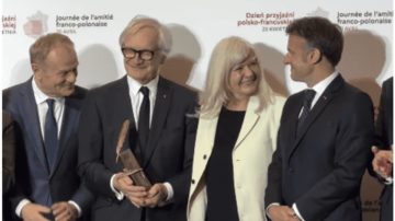 Andrzeja Seweryna uhonorowano w Gdańsku. Słowa Emmanuela Macrona przyciągnęły uwagę