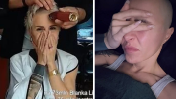 Blanka Lipińska ogoliła głowę na streamie. Po powrocie do domu przyszło załamanie