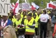 Protest przed KPRM. Robert Bąkiewicz zapowiedział zaostrzenie działań przeciw rządowi Tuska