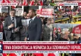 Protest w obronie TV Republika w Warszawie. Padły ostre słowa pod adresem rządu