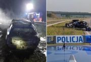 Tragiczny wypadek na A1 pod Łodzią. Jedna osoba nie żyje, trzy trafiły do szpitala